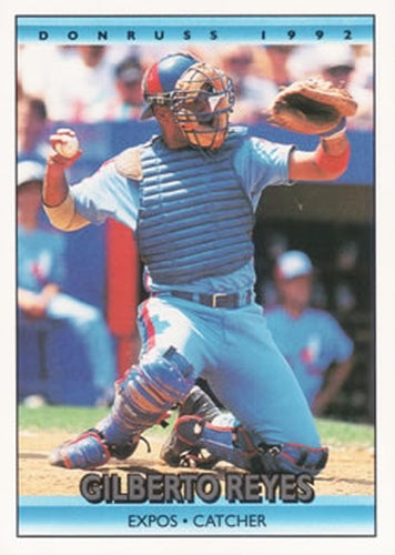 #381 Gilberto Reyes - Montreal Expos - 1992 Donruss Baseball