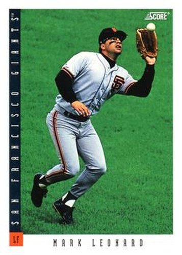 #381 Mark Leonard - San Francisco Giants - 1993 Score Baseball