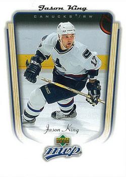 #381 Jason King - Vancouver Canucks - 2005-06 Upper Deck MVP Hockey