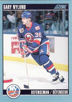 #381 Gary Nylund - New York Islanders - 1992-93 Score Canadian Hockey