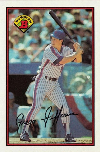 #381 Gregg Jefferies - New York Mets - 1989 Bowman Baseball