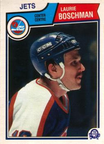 #381 Laurie Boschman - Winnipeg Jets - 1983-84 O-Pee-Chee Hockey