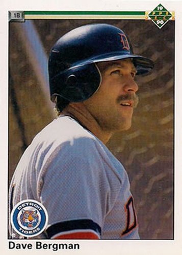 #381 Dave Bergman - Detroit Tigers - 1990 Upper Deck Baseball