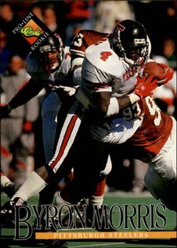 #381 Byron Morris - Pittsburgh Steelers - 1994 Pro Line Live Football