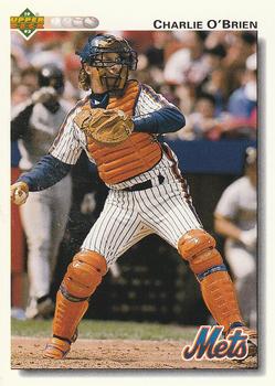#381 Charlie O'Brien - New York Mets - 1992 Upper Deck Baseball