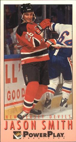 #381 Jason Smith - New Jersey Devils - 1993-94 Fleer PowerPlay Hockey