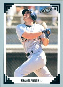 #381 Shawn Abner - San Diego Padres - 1991 Leaf Baseball