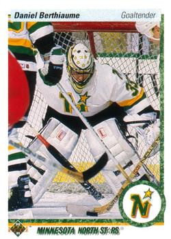 #381 Daniel Berthiaume - Minnesota North Stars - 1990-91 Upper Deck Hockey