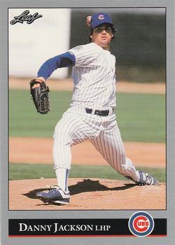 #381 Danny Jackson - Chicago Cubs - 1992 Leaf Baseball
