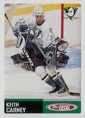 #381 Keith Carney - Anaheim Mighty Ducks - 2002-03 Topps Total Hockey