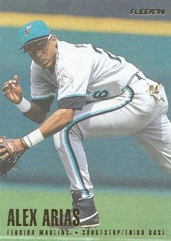 #381 Alex Arias - Florida Marlins - 1996 Fleer Baseball