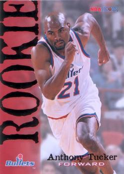 #381 Anthony Tucker - Washington Bullets - 1994-95 Hoops Basketball
