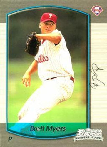 #381 Brett Myers - Philadelphia Phillies - 2000 Bowman Baseball