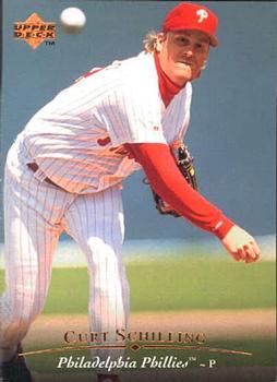 #381 Curt Schilling - Philadelphia Phillies - 1995 Upper Deck Baseball