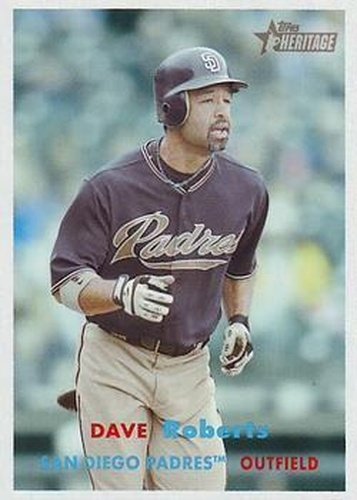 #381 Dave Roberts - San Diego Padres - 2006 Topps Heritage Baseball