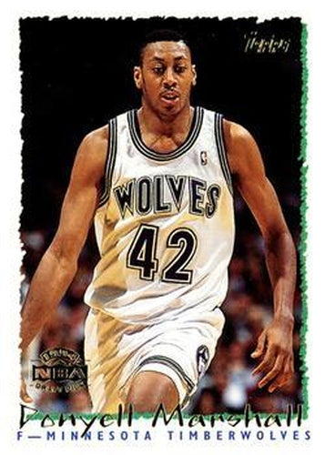 #381 Donyell Marshall - Minnesota Timberwolves - 1994-95 Topps Basketball