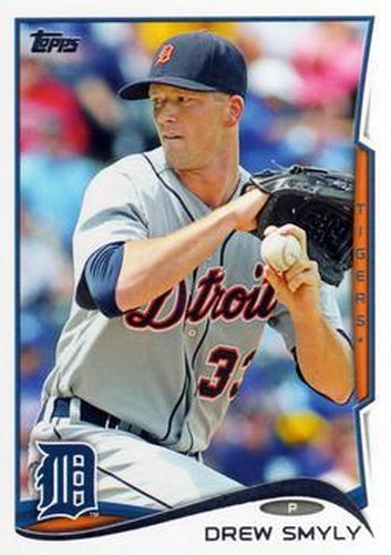 #381 Drew Smyly - Detroit Tigers - 2014 Topps Baseball