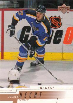 #381 Jochen Hecht - St. Louis Blues - 2000-01 Upper Deck Hockey