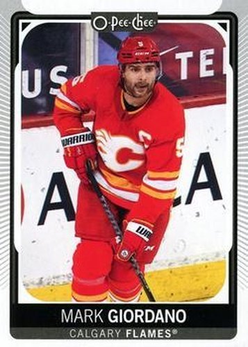#381 Mark Giordano - Calgary Flames - 2021-22 O-Pee-Chee Hockey