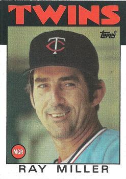 #381 Ray Miller - Minnesota Twins - 1986 Topps Baseball