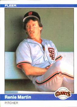 #381 Renie Martin - San Francisco Giants - 1984 Fleer Baseball