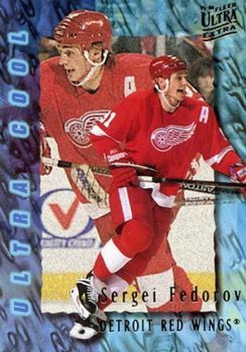 #381 Sergei Fedorov - Detroit Red Wings - 1995-96 Ultra Hockey
