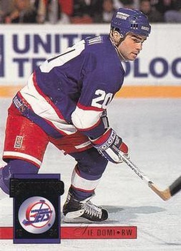 #381 Tie Domi - Winnipeg Jets - 1993-94 Donruss Hockey