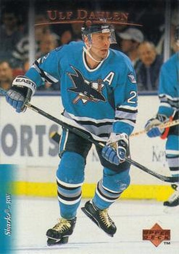 #381 Ulf Dahlen - San Jose Sharks - 1995-96 Upper Deck Hockey
