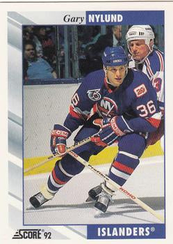 #381 Gary Nylund - New York Islanders - 1992-93 Score USA Hockey