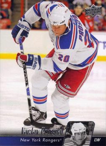 #381 Vaclav Prospal - New York Rangers - 2010-11 Upper Deck Hockey