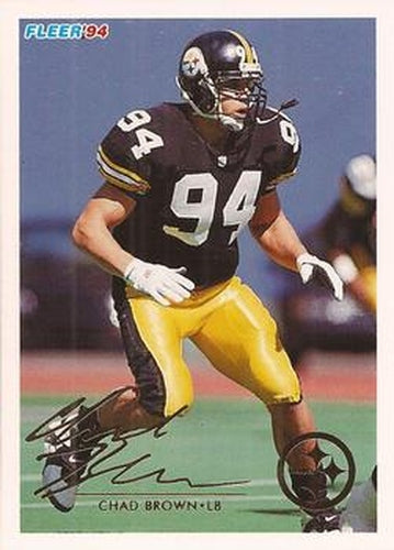 #381 Chad Brown - Pittsburgh Steelers - 1994 Fleer Football