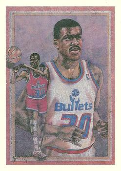 #381 Bernard King - Washington Bullets - 1990-91 Hoops Basketball
