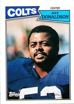 #381 Ray Donaldson - Indianapolis Colts - 1987 Topps Football