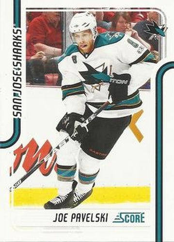 #381 Joe Pavelski - San Jose Sharks - 2011-12 Score Hockey