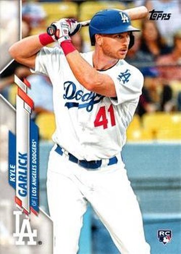 #381 Kyle Garlick - Los Angeles Dodgers - 2020 Topps Baseball