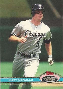 #382 Matt Merullo - Chicago White Sox - 1991 Stadium Club Baseball