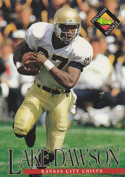 #382 Lake Dawson - Kansas City Chiefs - 1994 Pro Line Live Football