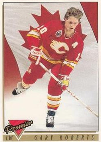 #382 Gary Roberts - Calgary Flames - 1993-94 Topps Premier Hockey