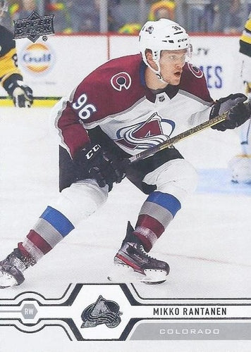 #382 Mikko Rantanen - Colorado Avalanche - 2019-20 Upper Deck Hockey