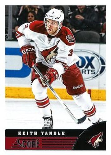 #382 Keith Yandle - Phoenix Coyotes - 2013-14 Score Hockey