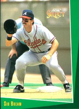 #382 Sid Bream - Atlanta Braves - 1993 Select Baseball