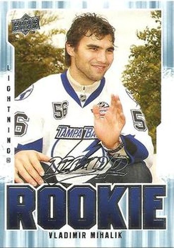 #382 Vladimir Mihalik - Tampa Bay Lightning - 2008-09 Upper Deck MVP Hockey