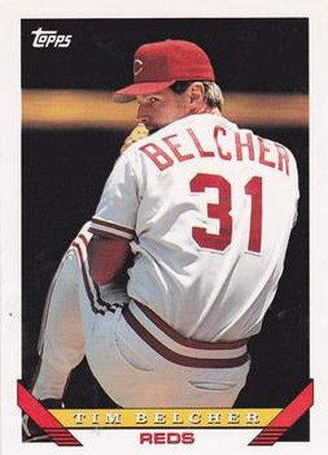 #382 Tim Belcher - Cincinnati Reds - 1993 Topps Baseball