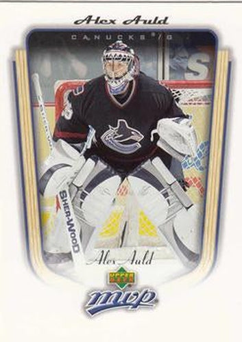 #382 Alex Auld - Vancouver Canucks - 2005-06 Upper Deck MVP Hockey