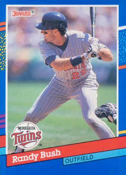 #382 Randy Bush - Minnesota Twins - 1991 Donruss Baseball