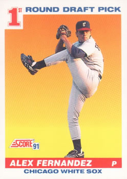 #382 Alex Fernandez - Chicago White Sox - 1991 Score Baseball