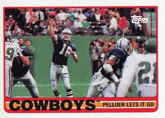 #382 Cowboys Team Leaders - Steve Pelluer - Dallas Cowboys - 1989 Topps Football