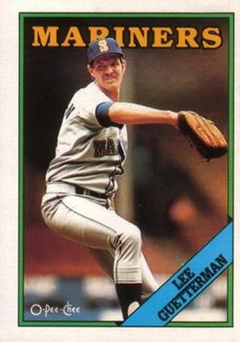 #382 Lee Guetterman - Seattle Mariners - 1988 O-Pee-Chee Baseball