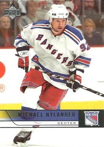 #382 Michael Nylander - New York Rangers - 2006-07 Upper Deck Hockey