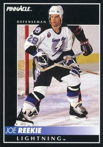 #382 Joe Reekie - Tampa Bay Lightning - 1992-93 Pinnacle Canadian Hockey